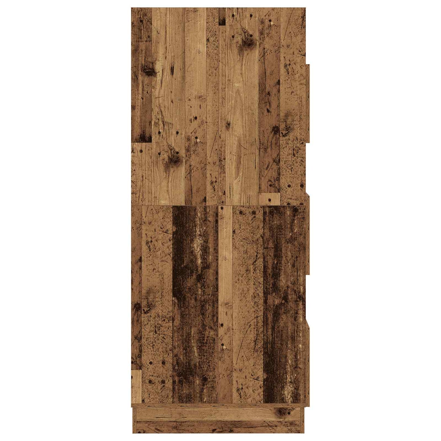 vidaXL Laundry Cabinet with Storage with Door Old Wood Engineered wood