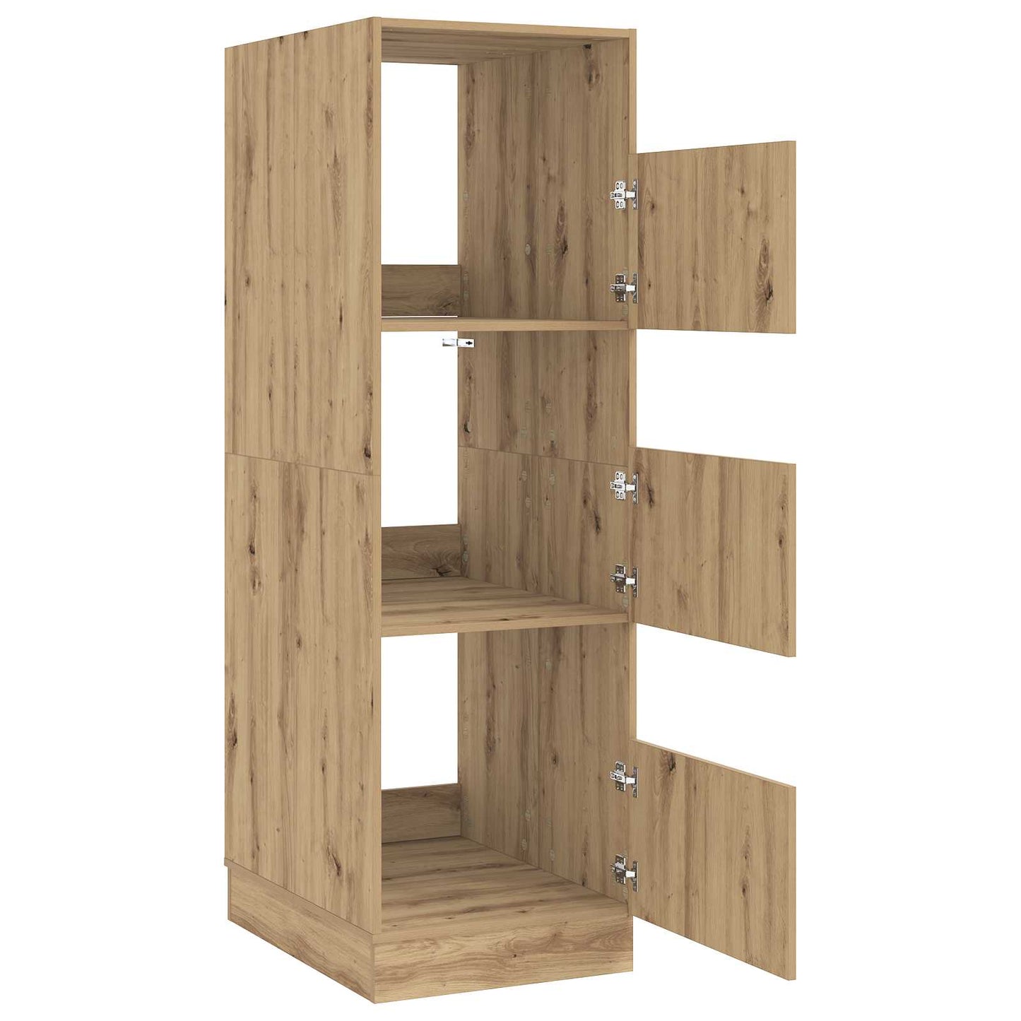 vidaXL Laundry Cabinet Artisan Oak 50 x 68 x 162 cm Engineered wood