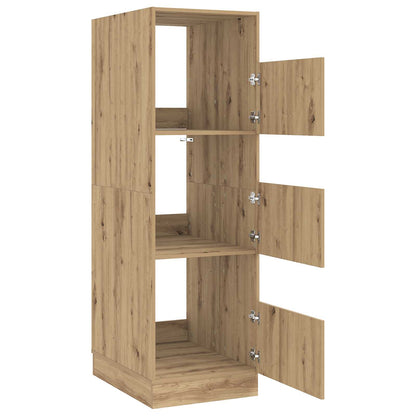 vidaXL Laundry Cabinet Artisan Oak 50 x 68 x 162 cm Engineered wood