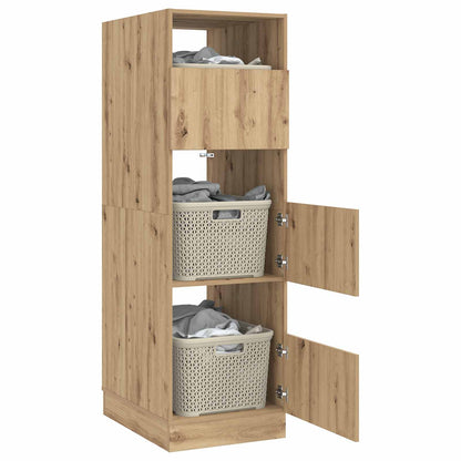 vidaXL Laundry Cabinet Artisan Oak 50 x 68 x 162 cm Engineered wood