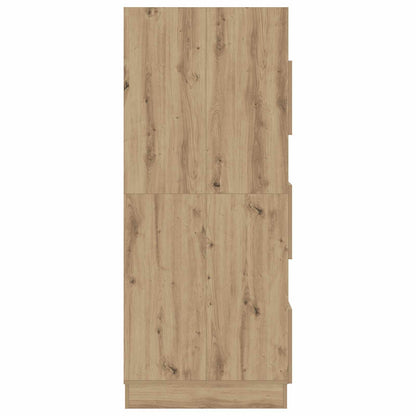vidaXL Laundry Cabinet Artisan Oak 50 x 68 x 162 cm Engineered wood