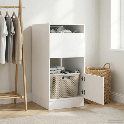 vidaXL Laundry Cabinet White 50 x 68 x 102 cm Engineered wood