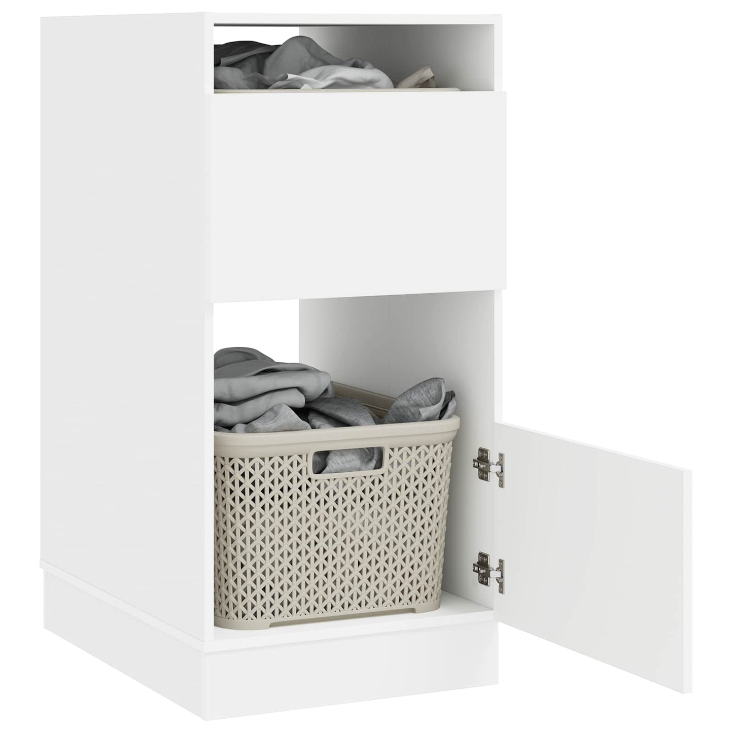 vidaXL Laundry Cabinet White 50 x 68 x 102 cm Engineered wood
