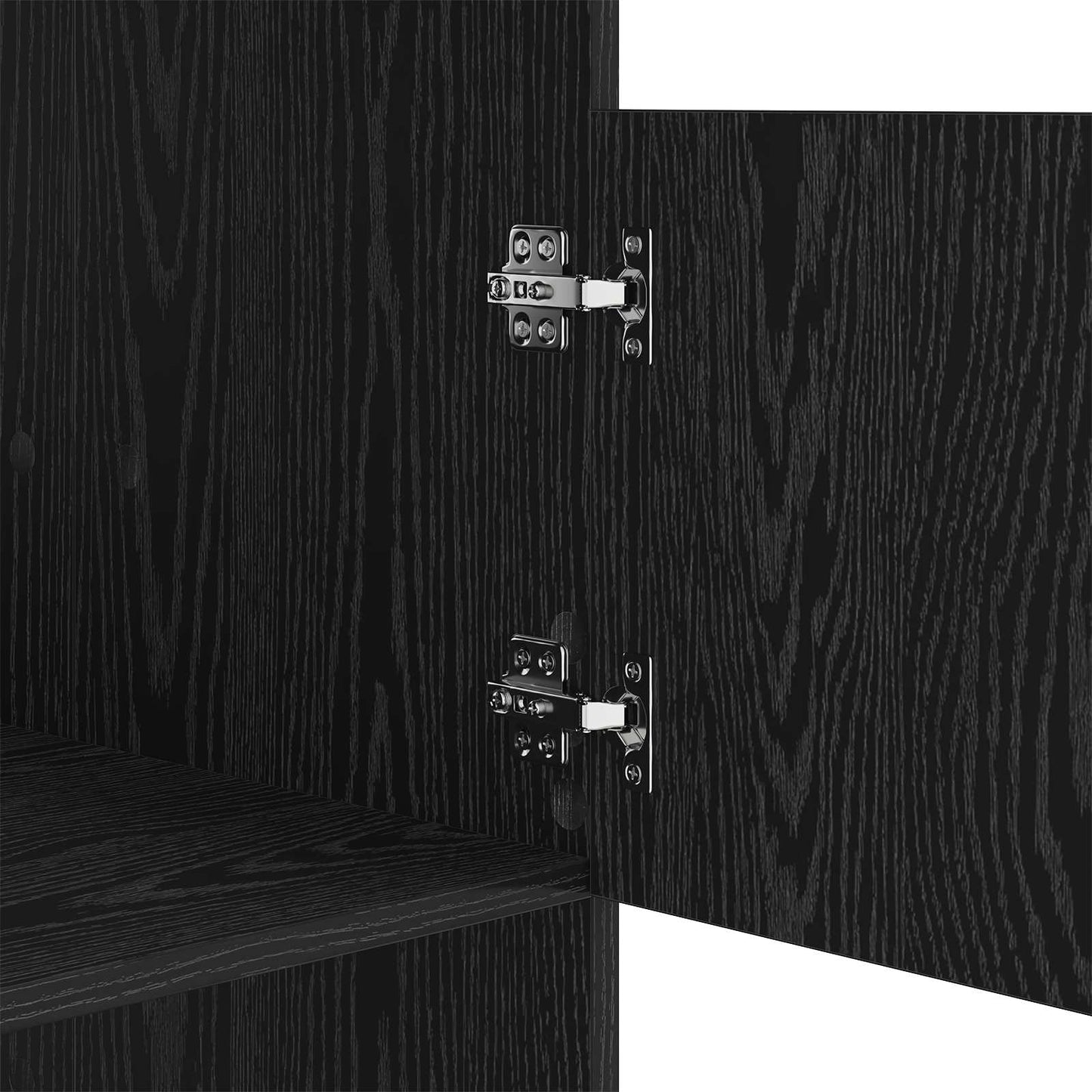 vidaXL Laundry Cabinet Black Oak 50 x 68 x 102 cm Engineered wood