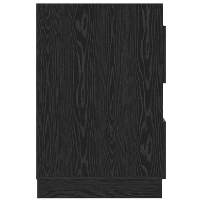 vidaXL Laundry Cabinet Black Oak 50 x 68 x 102 cm Engineered wood