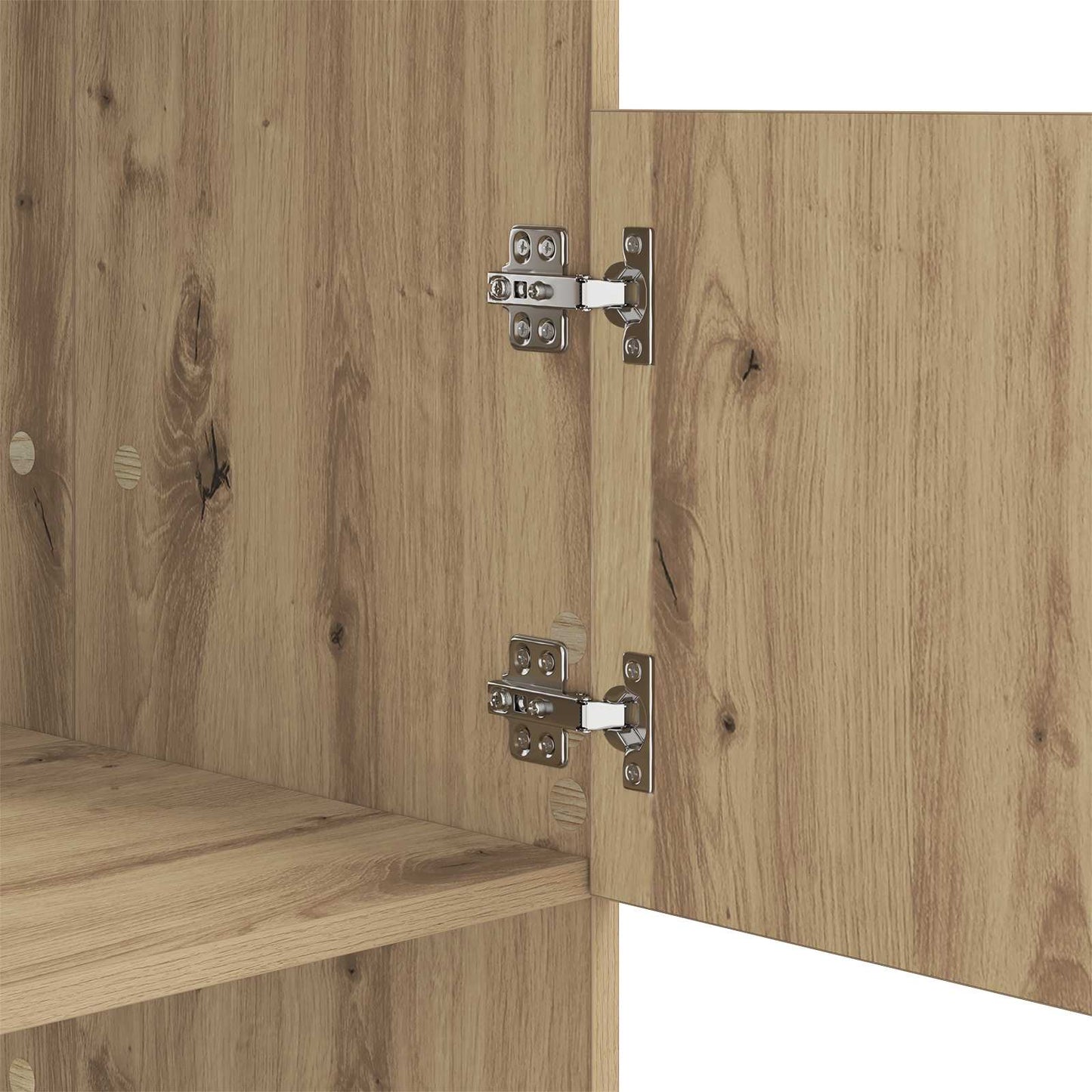 vidaXL Laundry Cabinet Artisan Oak 50 x 68 x 102 cm Engineered wood