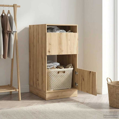 vidaXL Laundry Cabinet Artisan Oak 50 x 68 x 102 cm Engineered wood