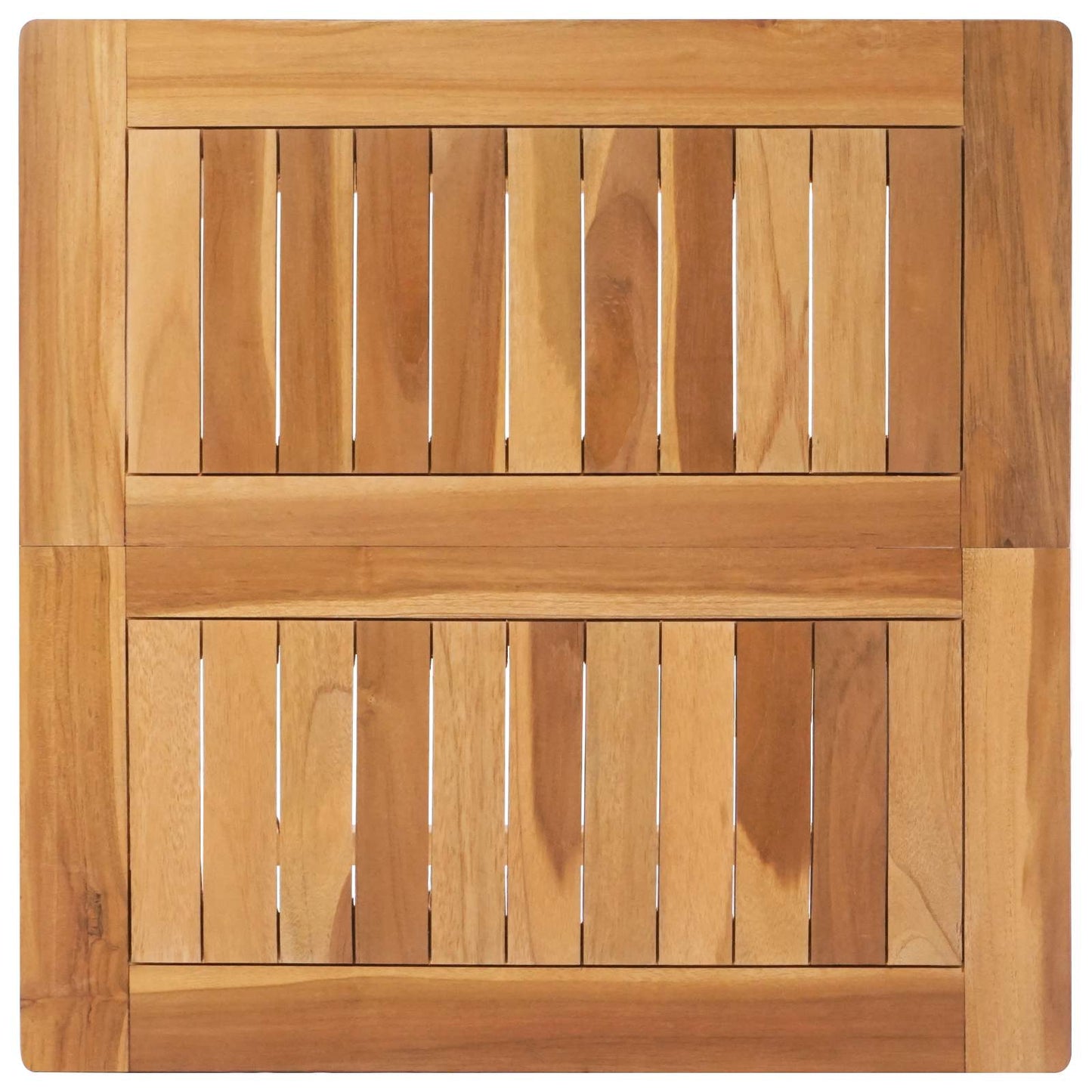 vidaXL Bar Table Natural 60 x 60 x 105 cm Solid-Teak