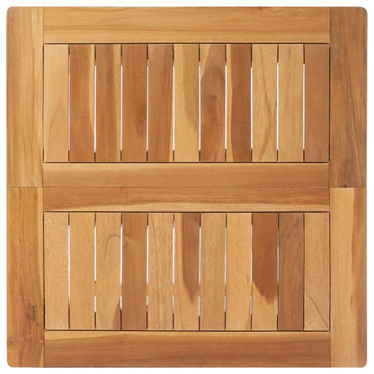 vidaXL Bar Table Natural 60 x 60 x 105 cm Solid-Teak