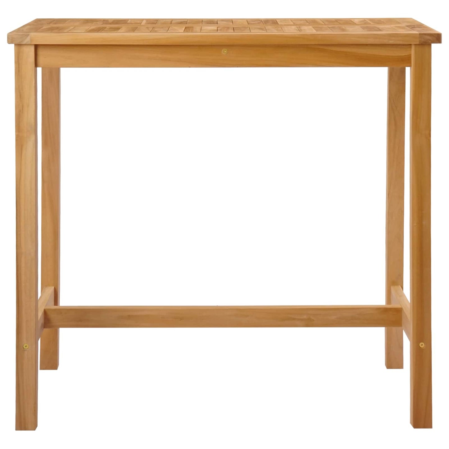 vidaXL Bar Table Natural 110 x 60 x 105 cm Solid-Teak