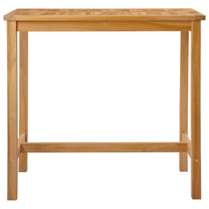 vidaXL Bar Table Natural 110 x 60 x 105 cm Solid-Teak