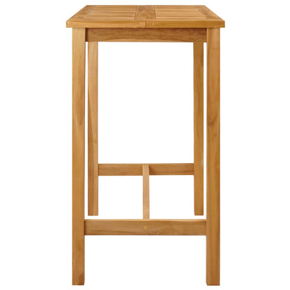 vidaXL Bar Table Natural 110 x 60 x 105 cm Solid-Teak