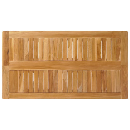 vidaXL Bar Table Natural 110 x 60 x 105 cm Solid-Teak