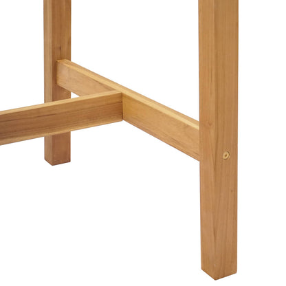 vidaXL Bar Table Natural 150 x 75 x 105 cm Solid Teak Wood