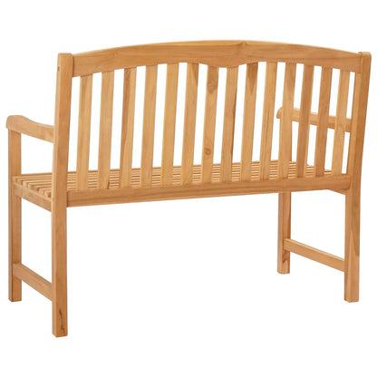 vidaXL Handcarved Rose Bench 114 x 60.5 x 95 cm Solid Teak Wood