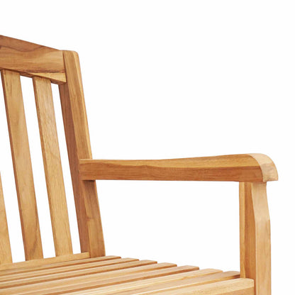 vidaXL Handcarved Rose Bench 179.5 x 61 x 90 cm Solid Teak Wood