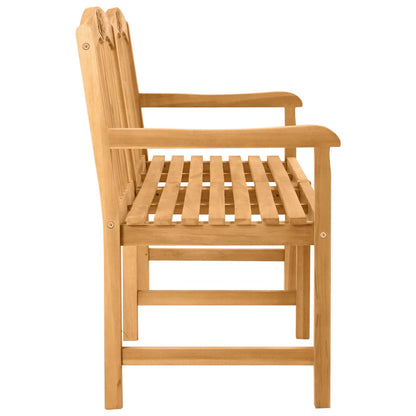 vidaXL Handcarved Rose Bench 179.5 x 61 x 90 cm Solid Teak Wood