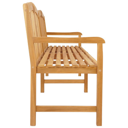 vidaXL Handcarved Rose Bench Natural 228 x 60 x 90 cm Solid Teak Wood