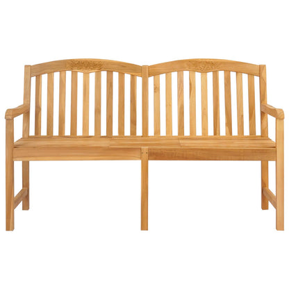 vidaXL Handcarved Rose Bench 150.5 x 60 x 95 cm Solid Teak Wood