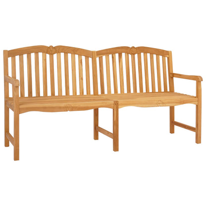 vidaXL Handcarved Rose Bench Natural 180.5 x 60 x 96 cm
