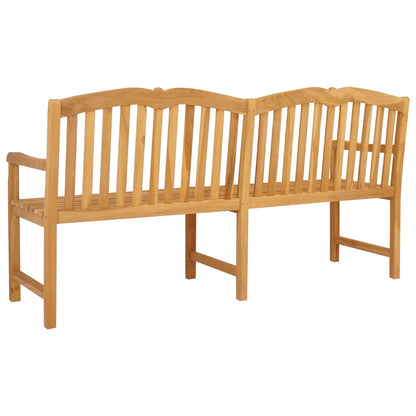 vidaXL Handcarved Rose Bench Natural 180.5 x 60 x 96 cm