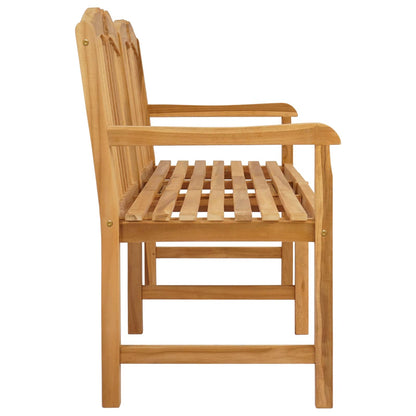 vidaXL Handcarved Rose Bench Natural 155 x 60 x 94 cm Solid Teak Wood