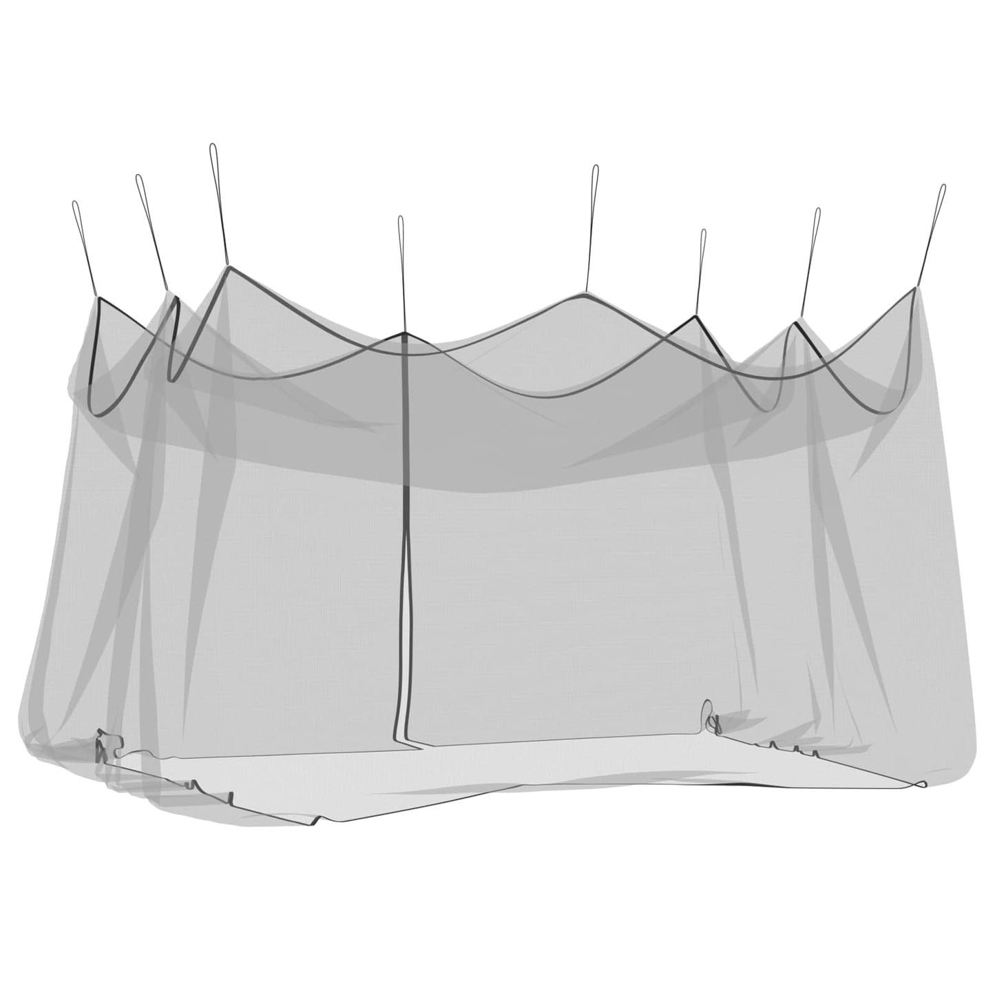 vidaXL Garden Mosquito Net 156 Mesh Black 3 x 4.5 x 2.5 m Polyester