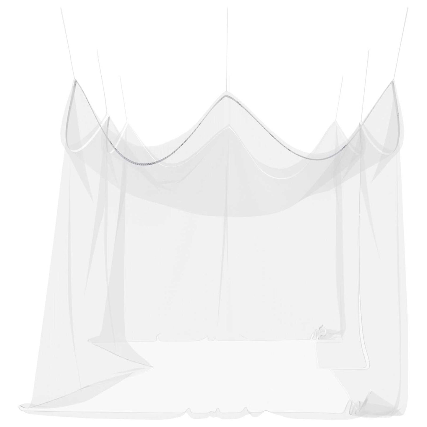 vidaXL Garden Mosquito Net 156 Mesh White 3 x 6 x 2.5 m Polyester