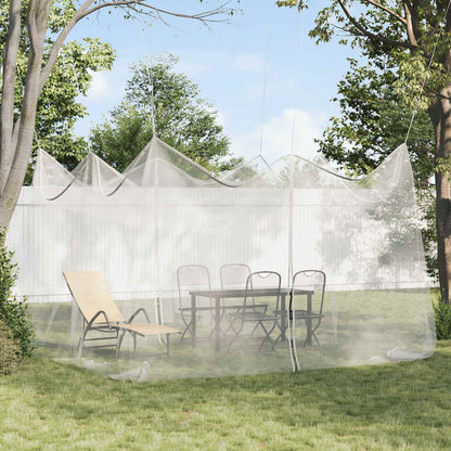 vidaXL Garden Mosquito Net 156 Mesh White 4 x 4 x 2.5 m Polyester