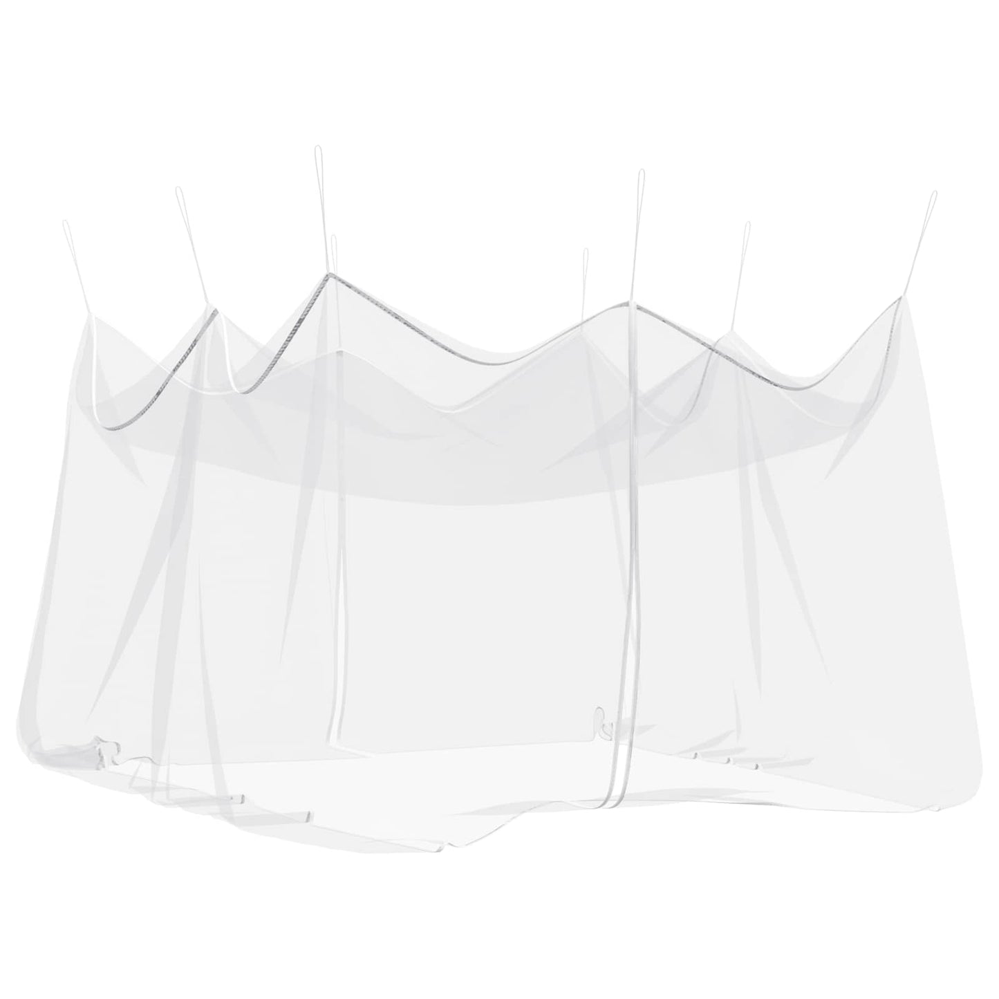 vidaXL Garden Mosquito Net 156 Mesh White 4 x 4 x 2.5 m Polyester