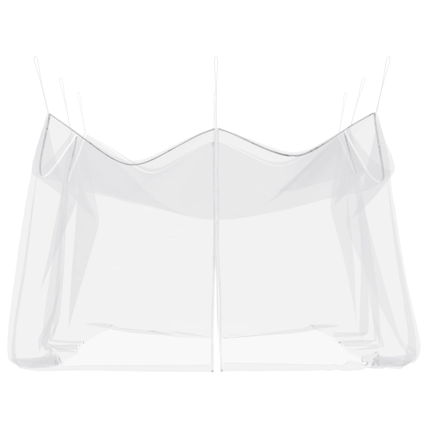 vidaXL Garden Mosquito Net 156 Mesh White 4 x 4 x 2.5 m Polyester