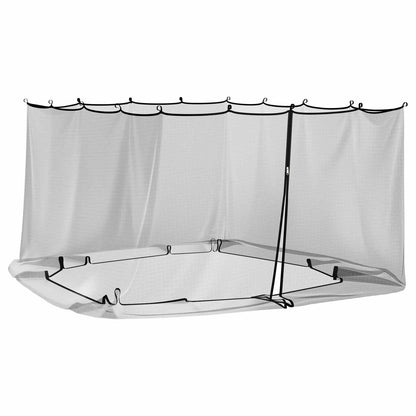 vidaXL Mosquito Net for Gazebo 220 mesh Black 4.5 x 3 x 2 m Polyester