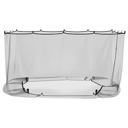 vidaXL Mosquito Net for Gazebo 220 mesh Black 4.5 x 3 x 2 m Polyester