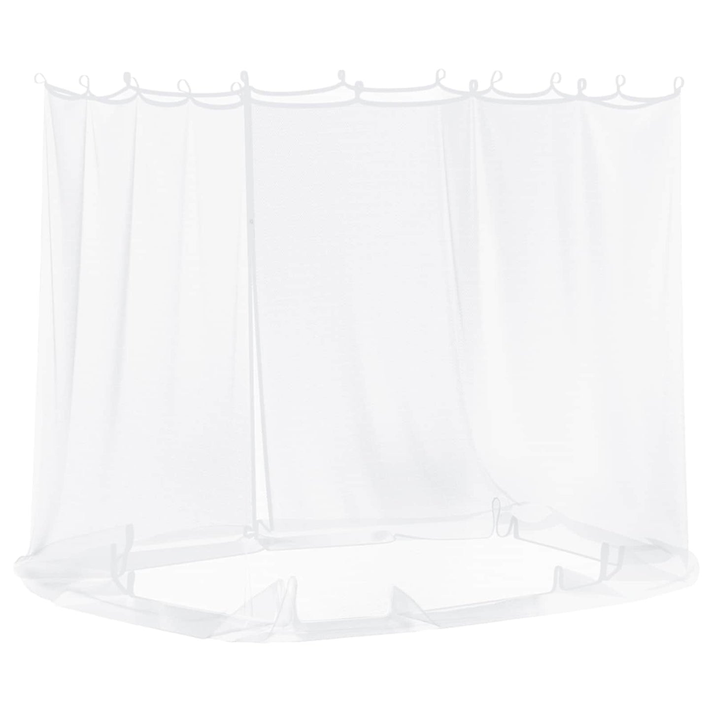 vidaXL Mosquito Net for Gazebo 220 mesh White 2 x 2 x 2 m Polyester