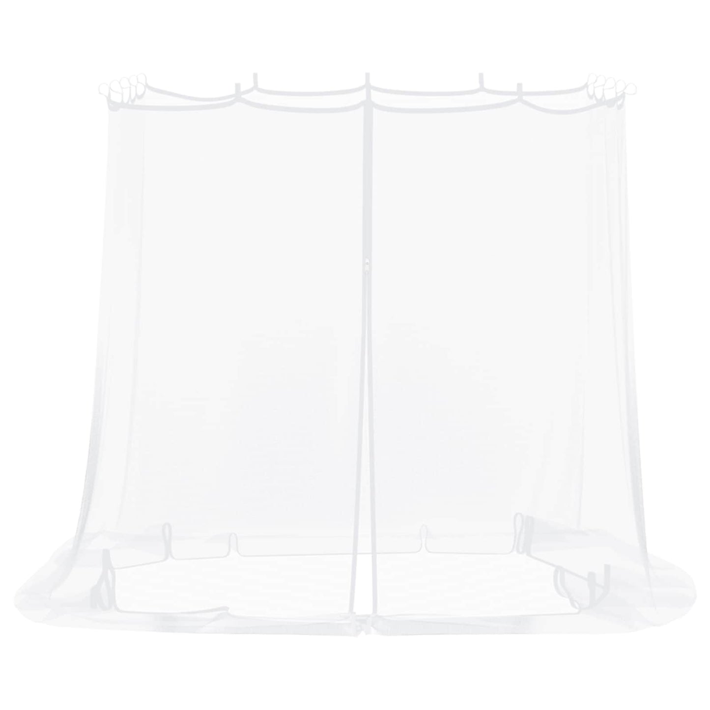 vidaXL Mosquito Net for Gazebo 220 mesh White 2 x 2 x 2 m Polyester