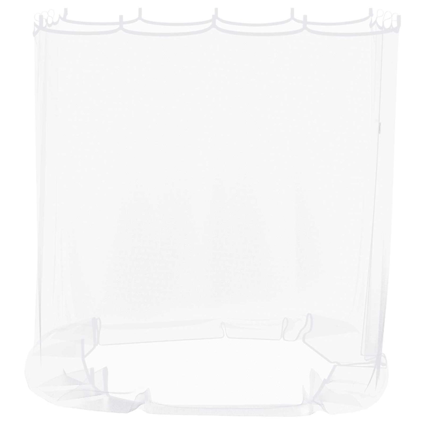 vidaXL Mosquito Net for Gazebo 220 mesh White 2 x 2 x 2 m Polyester