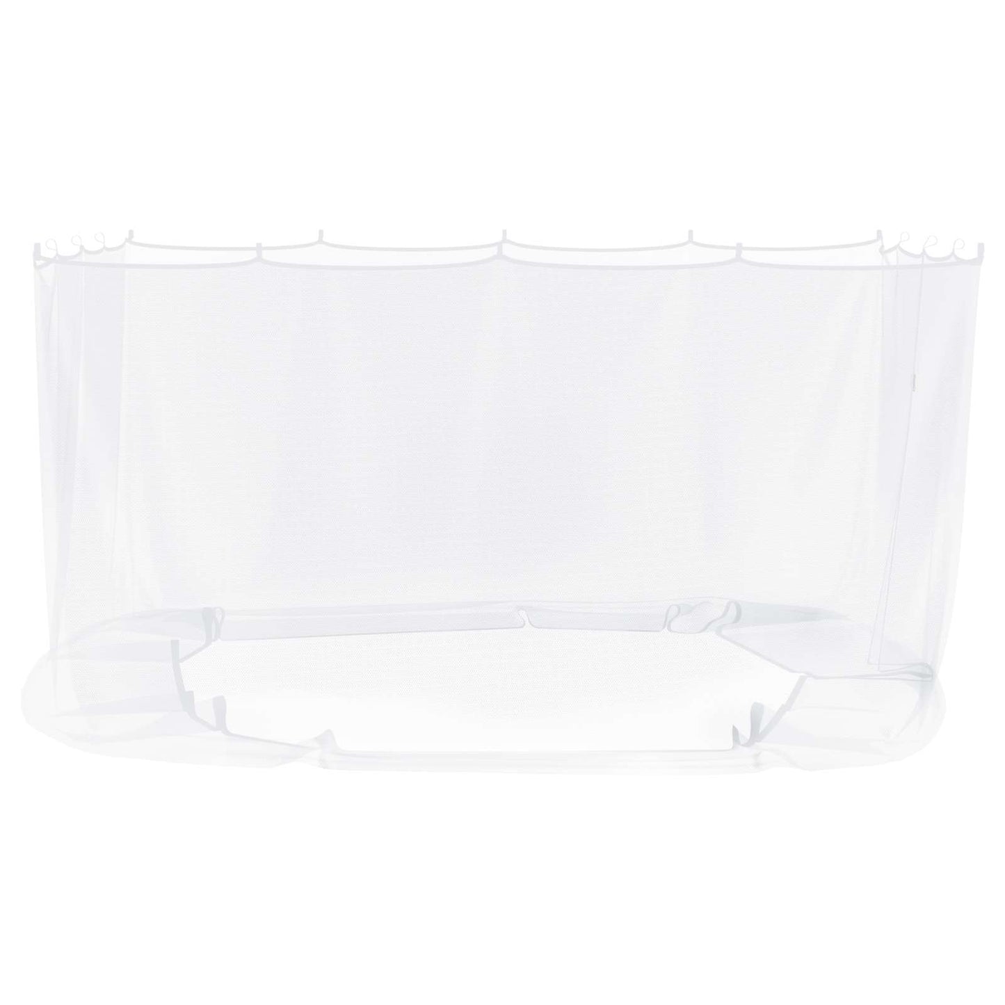 vidaXL Mosquito Net for Gazebo 220 mesh White 4.5 x 3 x 2 m Polyester