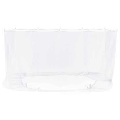vidaXL Mosquito Net for Gazebo 220 mesh White 4.5 x 3 x 2 m Polyester