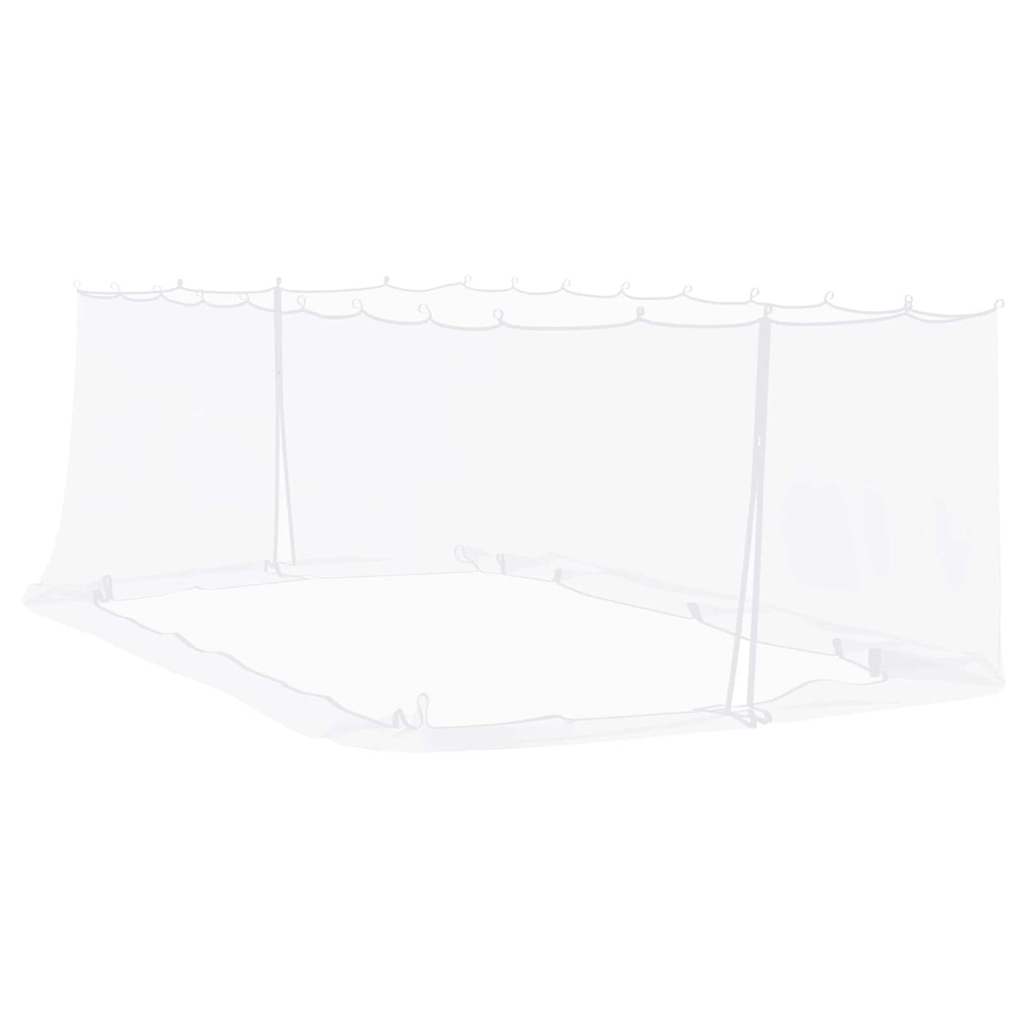 vidaXL Mosquito Net for Gazebo 220 mesh White 6 x 3 x 2 m Polyester