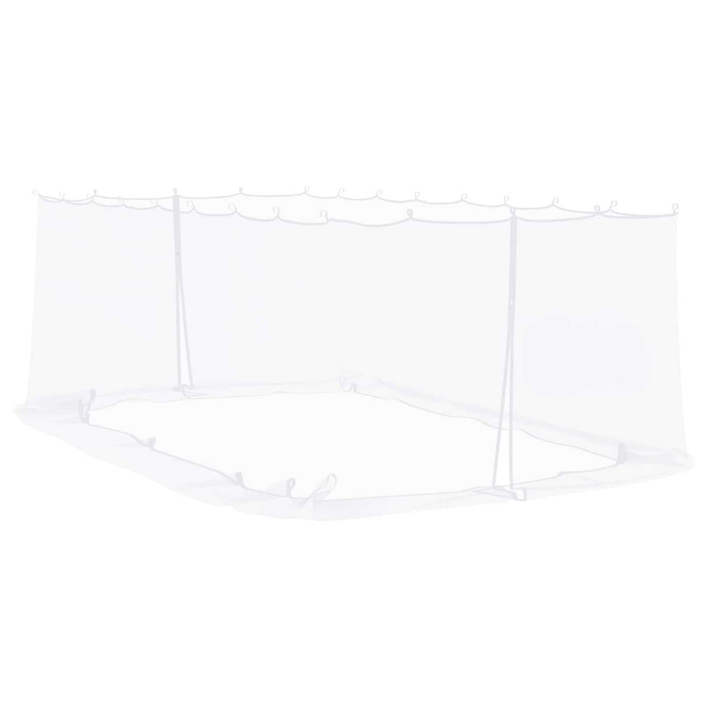 vidaXL Mosquito Net for Gazebo 220 mesh White 6 x 3 x 2 m Polyester