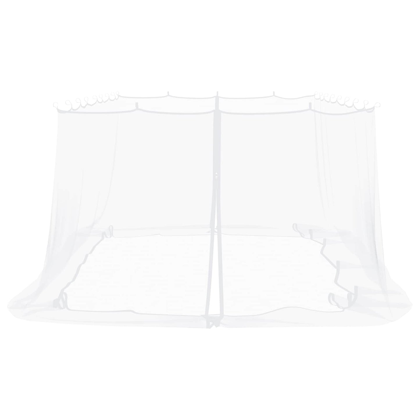 vidaXL Mosquito Net for Gazebo 220 mesh White 6 x 3 x 2 m Polyester