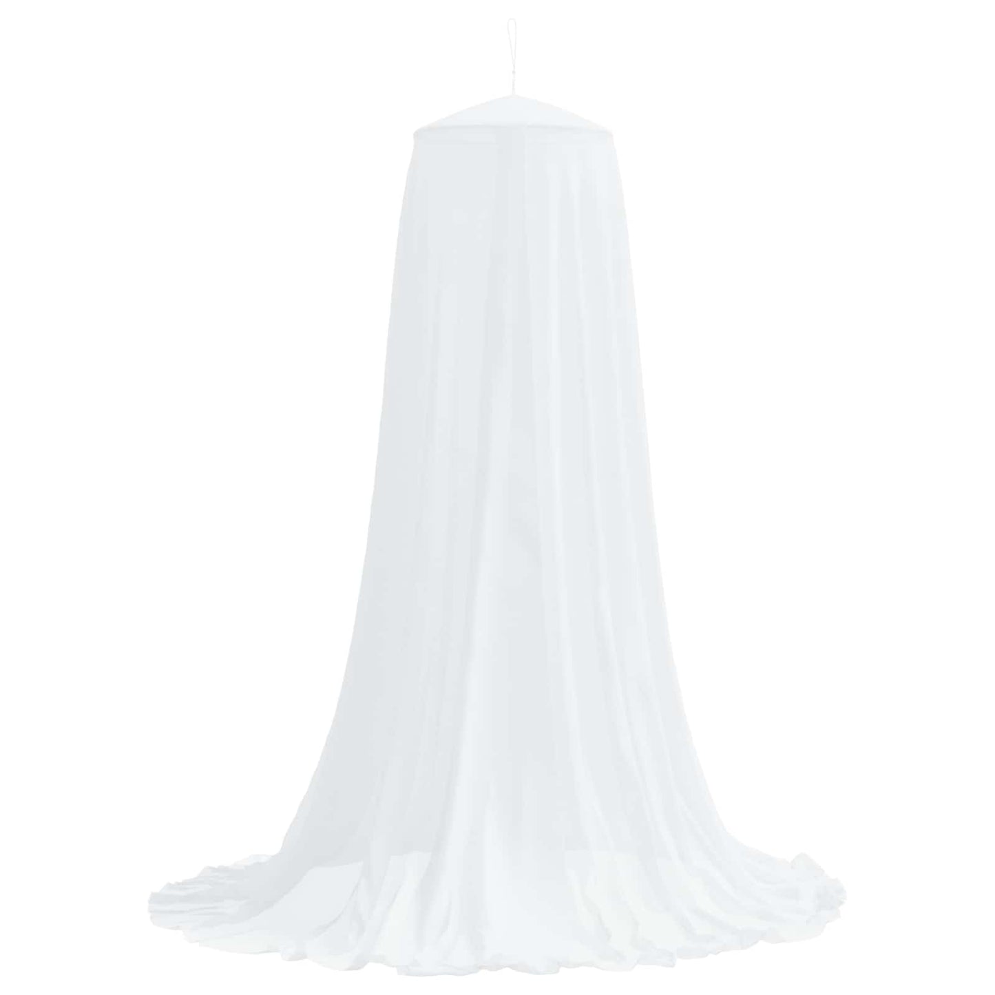 vidaXL Mosquito Net for Bed 3 pcs 156 mesh White ⌀56 x 220 cm