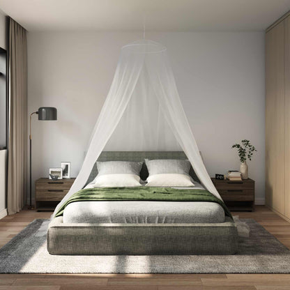vidaXL Mosquito Net for Bed 3 pcs 156 mesh White Polyester