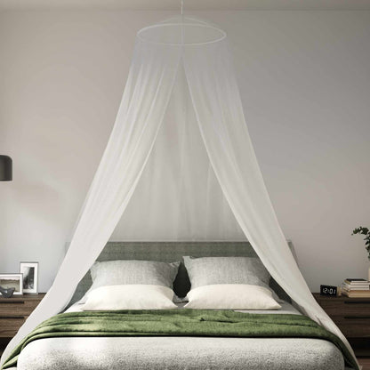 vidaXL Mosquito Net for Bed 3 pcs 156 mesh White Polyester