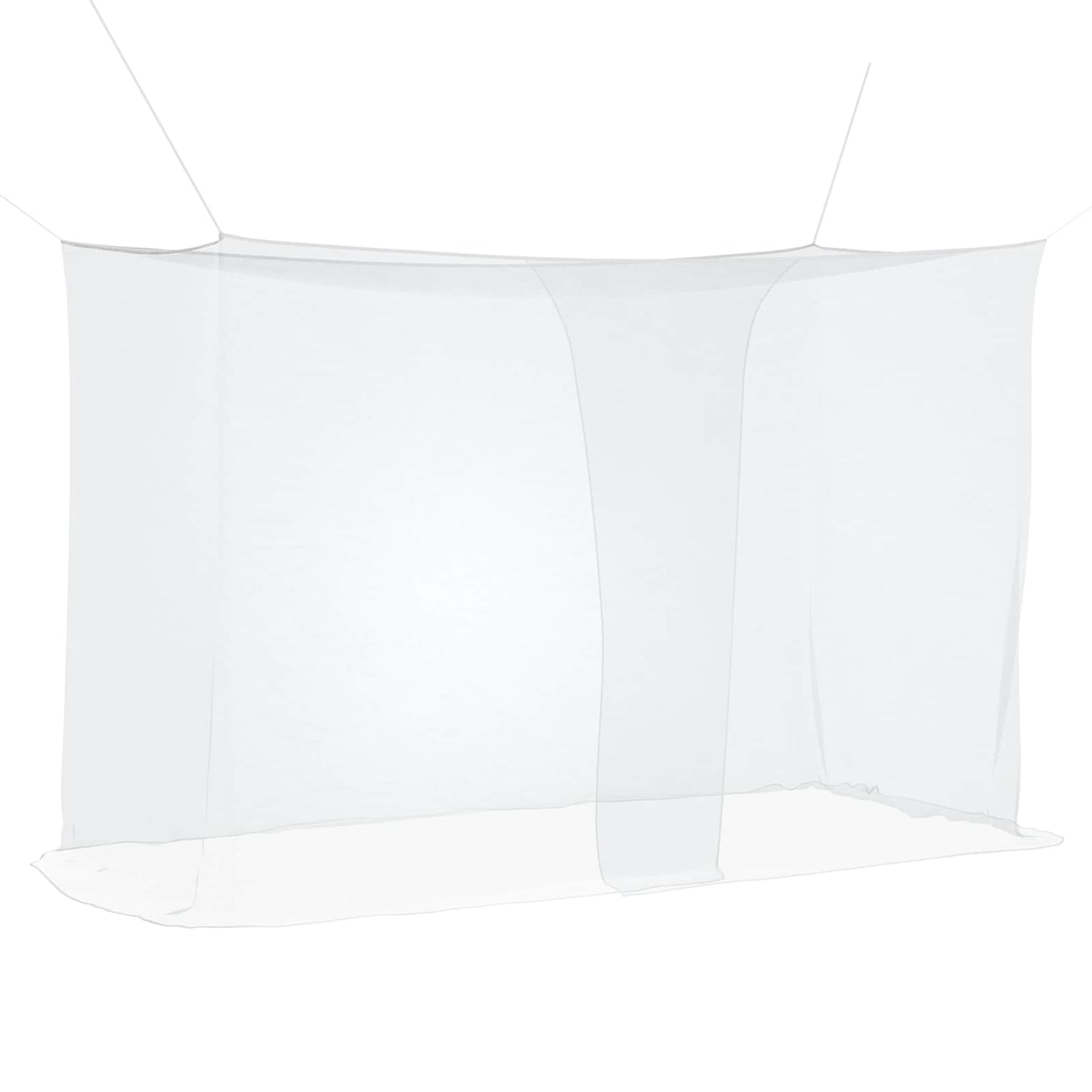 vidaXL Mosquito Net for Bed 156 Mesh 3 pcs White Polyester