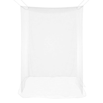 vidaXL Mosquito Net for Bed 156 Mesh 3 pcs White Polyester