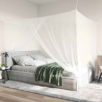 vidaXL Mosquito Net for Bed 156 Mesh 3 pcs White Polyester