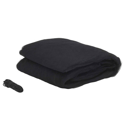 vidaXL Mosquito Net for Bed 156 Mesh 3 pcs Black Polyester