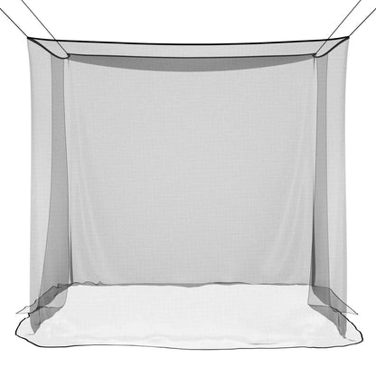 vidaXL Mosquito Net for Bed 156 Mesh 3 pcs Black Polyester