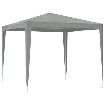 vidaXL Party Tent 250 x 250 x 240 cm Light Grey PE and Steel